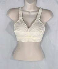 Vintage 1950s Cotton Circle Stitch Bullet Bra 31" Stage Play Torpedo Encircled