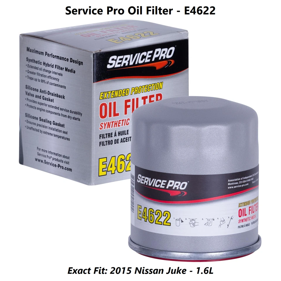 2015 Nissan Juke 1.6L Complete Oil, Air & Cabin Filter Kit (5W-30) Foto 3 de 4