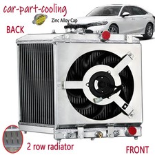 2-row Radiatorshroud Fan For 1992-2000 Honda Civic D15 D16 Ek Eg Acura Integra 2-row Radiatorshroud Fan For 1992-2000 Honda Civic D15 D16 Ek Eg Acura Integra