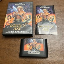 Golden Axe (Sega Genesis, 1989) CIB / Complete - Tested Works