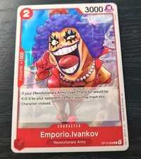 One Piece CCG Emporio Ivankov Carrying On His Will C Card OP13-008 NM