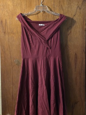 Women's Red Sexy Cocktail Dress By Carcity Size M