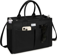 Heavy-Duty Canvas Tote Bag for Women, Adjustable Crossbody/Shoulder Handbag with