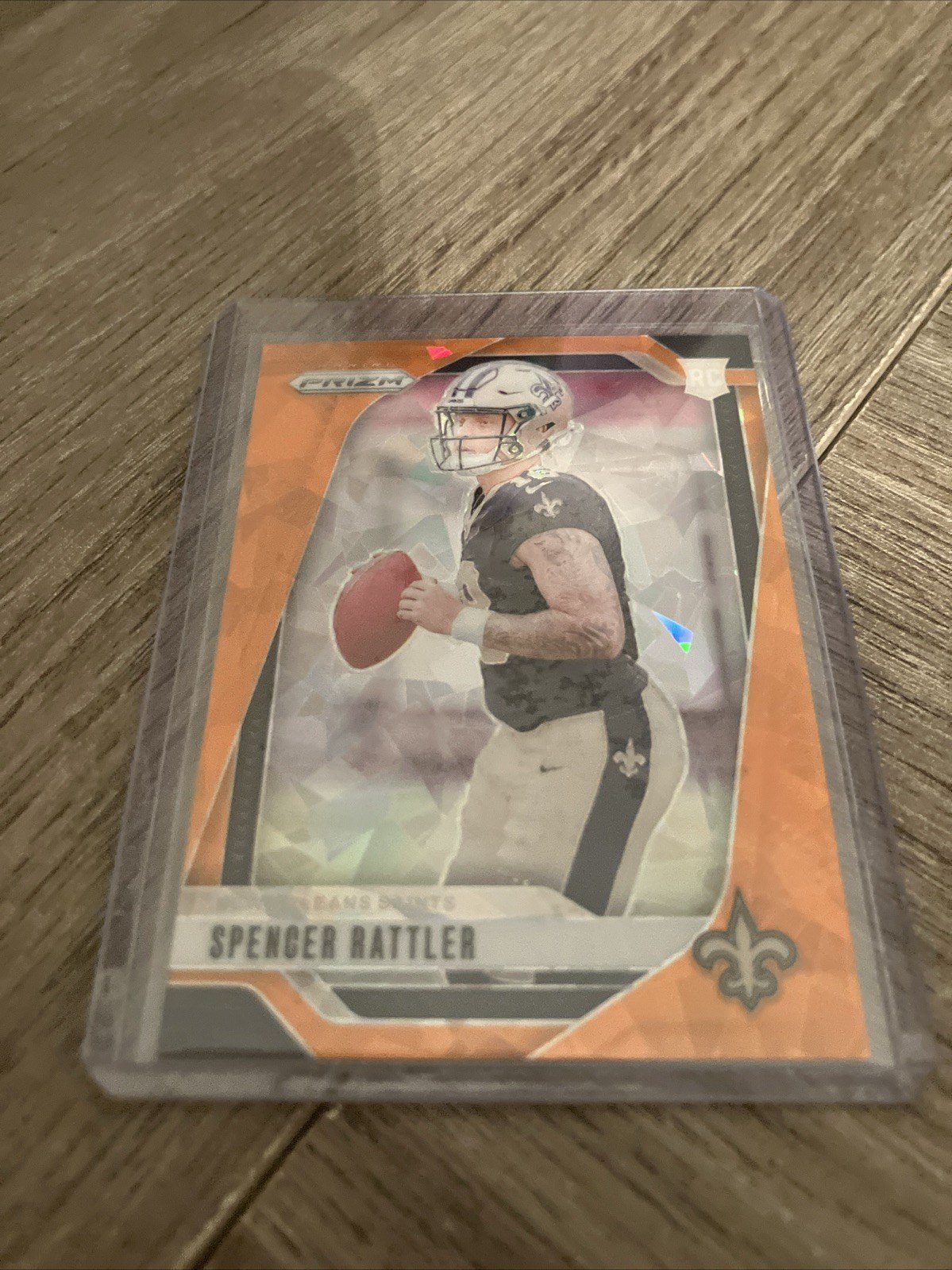 2024 Panini Prizm Spencer Rattler Rookie Orange Ice Prizm (RC) #388