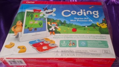 Osmo ''Coding Starter Kit'' 3 lehrreiche Lernspiele - für iPad Ab 5-10 Jahre Neu