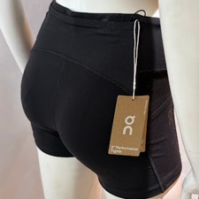 On Womens 3 Performance Tights Biker Short Size S Small 1wg10050553 Black On Womens 3 Performance Tights Biker Short Size S Small 1wg10050553 Black