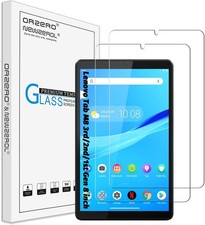 2 Pack of 9H Anti-Scratch Tempered Glass Screen Protectors for Lenovo Tab M8