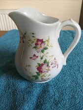 RARE Vintage Limoges Porcelain Lys Royal Ltd Edition Jug Pitcher Floral 6”
