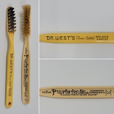 Prophylactic Florence Mfg Dr. West's Germ Fighter Toothbrush Dental Advertising
