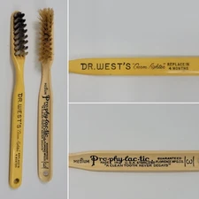 Prophylactic Florence Mfg Dr. West's Germ Fighter Toothbrush Dental Advertising
