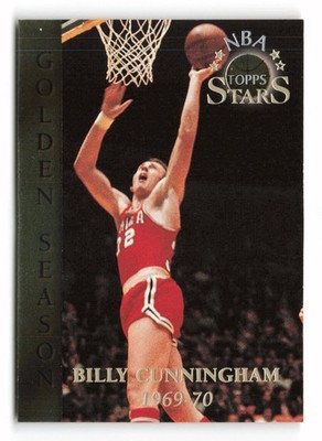 1996-97 Topps Stars #62 Billy Cunningham Philadelphia 76ers HOF