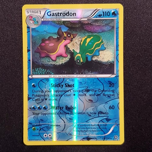 Gastrodon 29/114 Reverse Holo Rare Steam Siege Pokemon Lightly Played