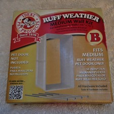 Ideal Pet Ruff-Weather Medium Wall Installation Kit Pet Door Not Included 