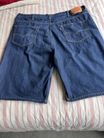 Levi's 569 Shorts Mens Sz 44 Blue Cotton Blend Denim Loose Straight 12 Unworn!