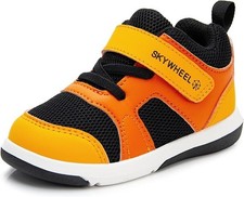 Boys High Top Sneakers Toddler Boots with Ankle Support and Hook & Loop Strap