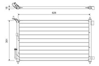 Valeo Kondensator Klimaanlage 817836 FüR Nissan Micra Aluminium 3 K12 Juke F15 7
