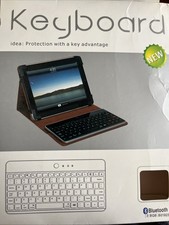NEW LEATHER BLUETOOTH KEYBOARD CASE FOR IPAD 2/3/4 W/STYLUS