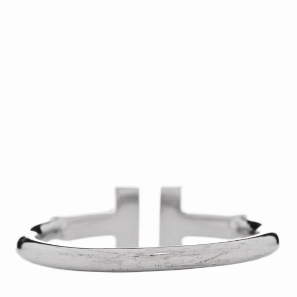 Anillo de alambre Tiffany & Co. T de oro blanco de 18 quilates Foto 2 de 4