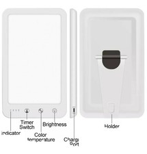 Sad Daylight Therapee Lamp Safe Led UV Free Adjustable Light Mode  Timer