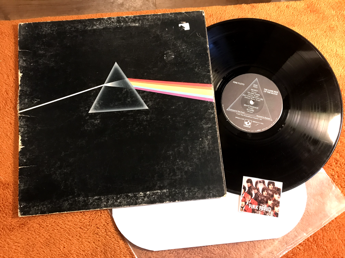 Pink Floyd The Dark Side of The Moon '73 LP vinyl gatefold harvest
