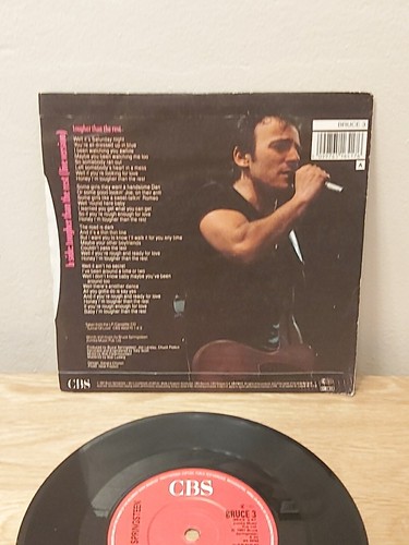 Bruce Springsteen - Tougher Than The Rest - A1/B1 Vinyl Record 7" - Play Tested - Picture 4 of 5