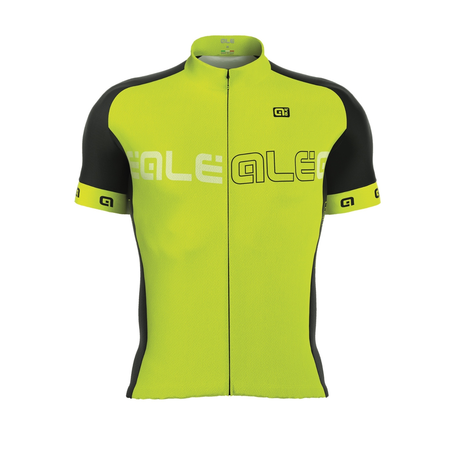 SHIRT ALE' BASIC FLUORESCENT YELLOW black SIZE XL SHIRT ALE' BASIC FLUORESCENT YELLOW black SIZE XL