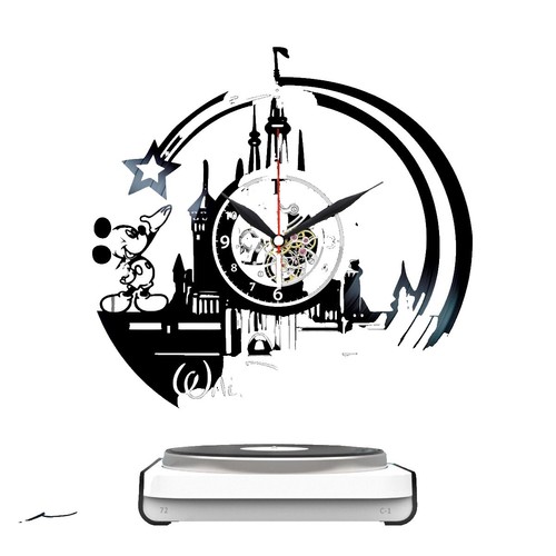 Disney Cinderella Frameless Borderless Wall Clock Nice For Gifts