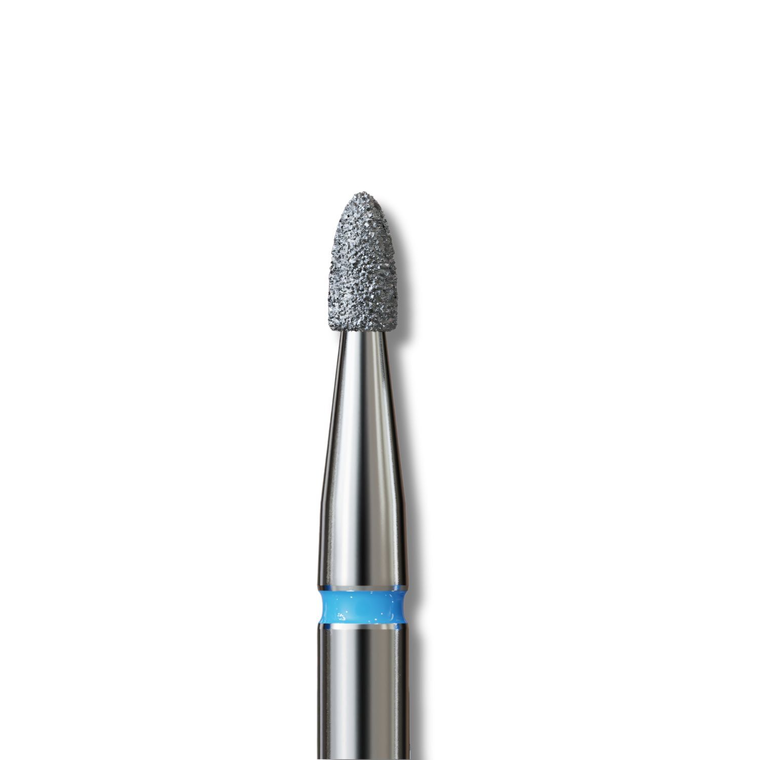 IQ Nails Diamond Nail Drill Bit Flame Shaped Medium Fine 1.6mm MANICURE PEDICURE