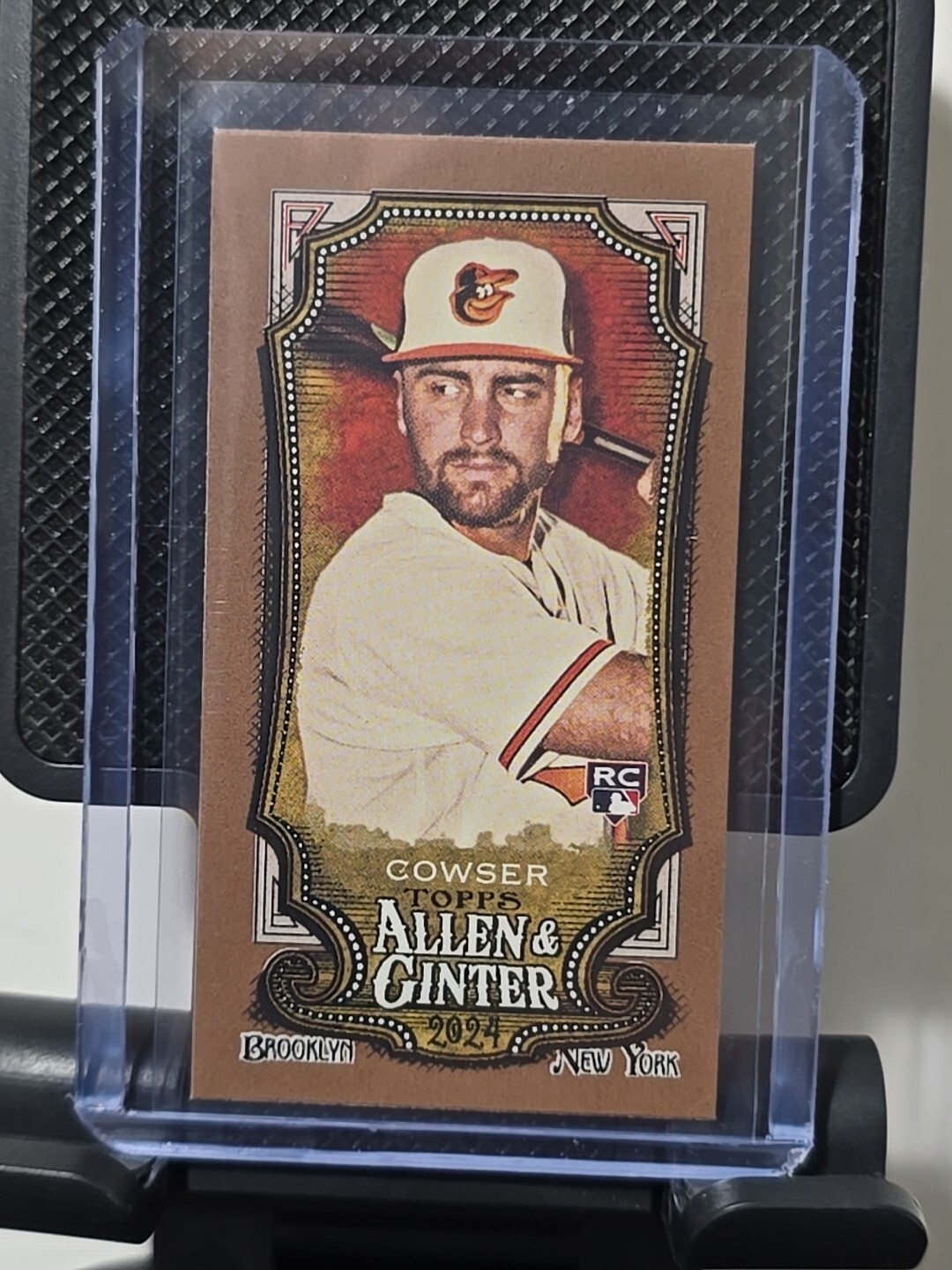 2024 Topps Allen & Ginter Mini Colton Cowser GOLD Border #28 RC Balt Orioles
