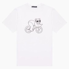 French Connection Homme Rude Bear T-Shirt 100% Coton Bio Coupe Régulière