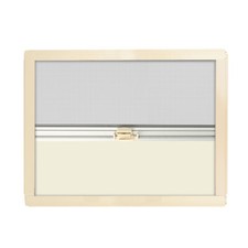 Verdunklungsrollo Insektenschutz Kassettenrollo 180x65cm Ivory Wohnwagen Rollo