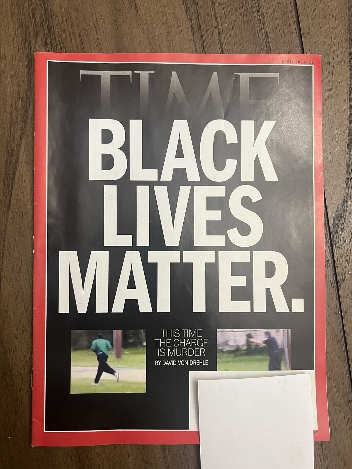 TIME MAGAZINE SINGLE BLACK LIVES MATTER 2015 BLM eBay