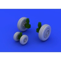 MW22 Eduard 672067 JAS-39 Wheels 1/72 Brassin For Revell