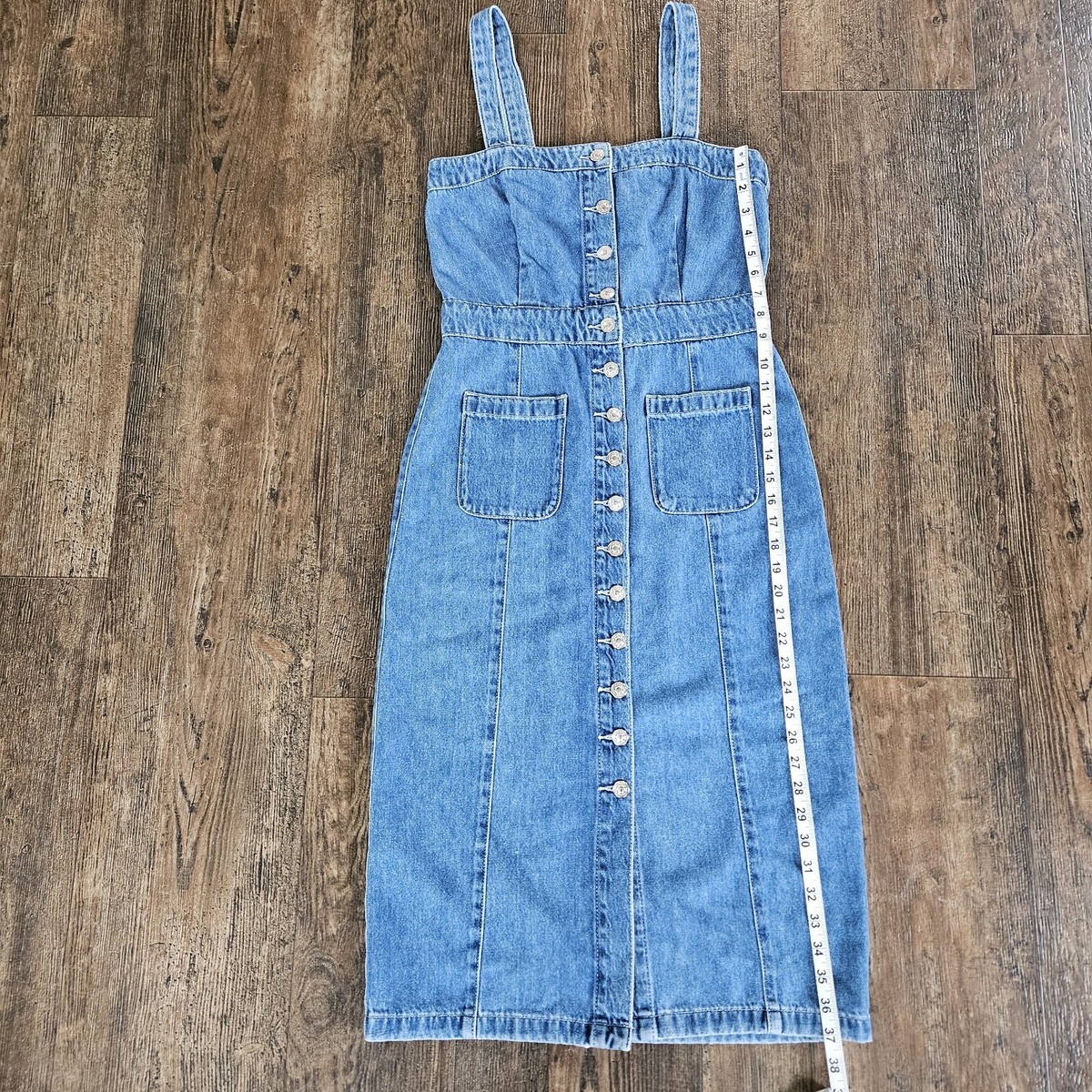 All Saints Elise Button UP Denim Jumper Dress NWT Size 6 | eBay