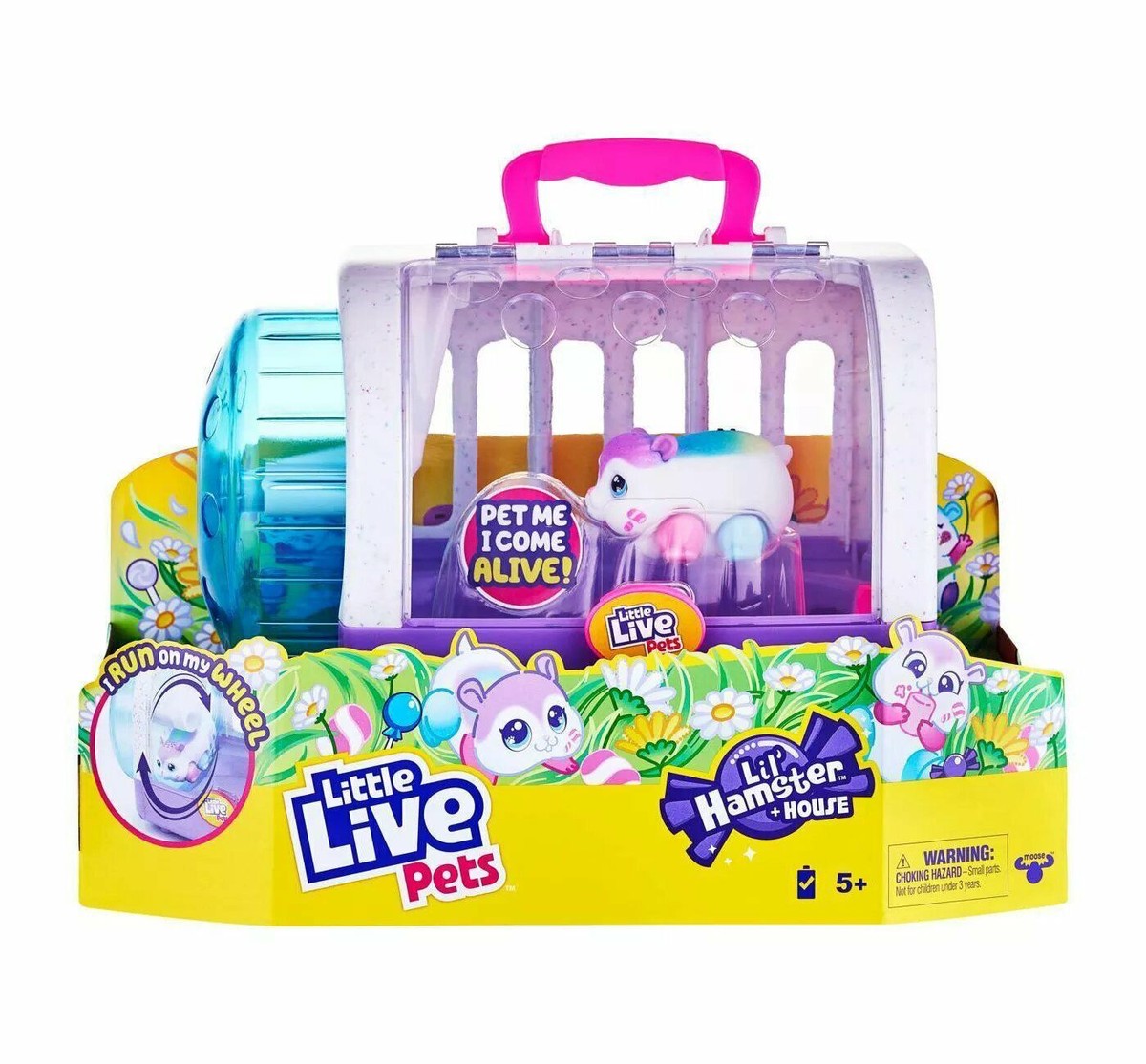Little Live Pets Lil Hamster House Cage Playset Popmello Interactive Pet |  eBay