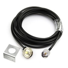 Car CB Two Way Radio Antenna Adapter PL-259 Male to NMO Mount Bracket Cable 5m