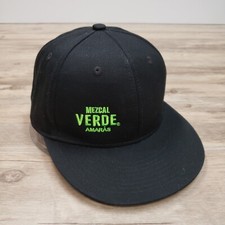 Mezcal Verde Amaras Hat Cap Snapback Black Spell Out Adjustable