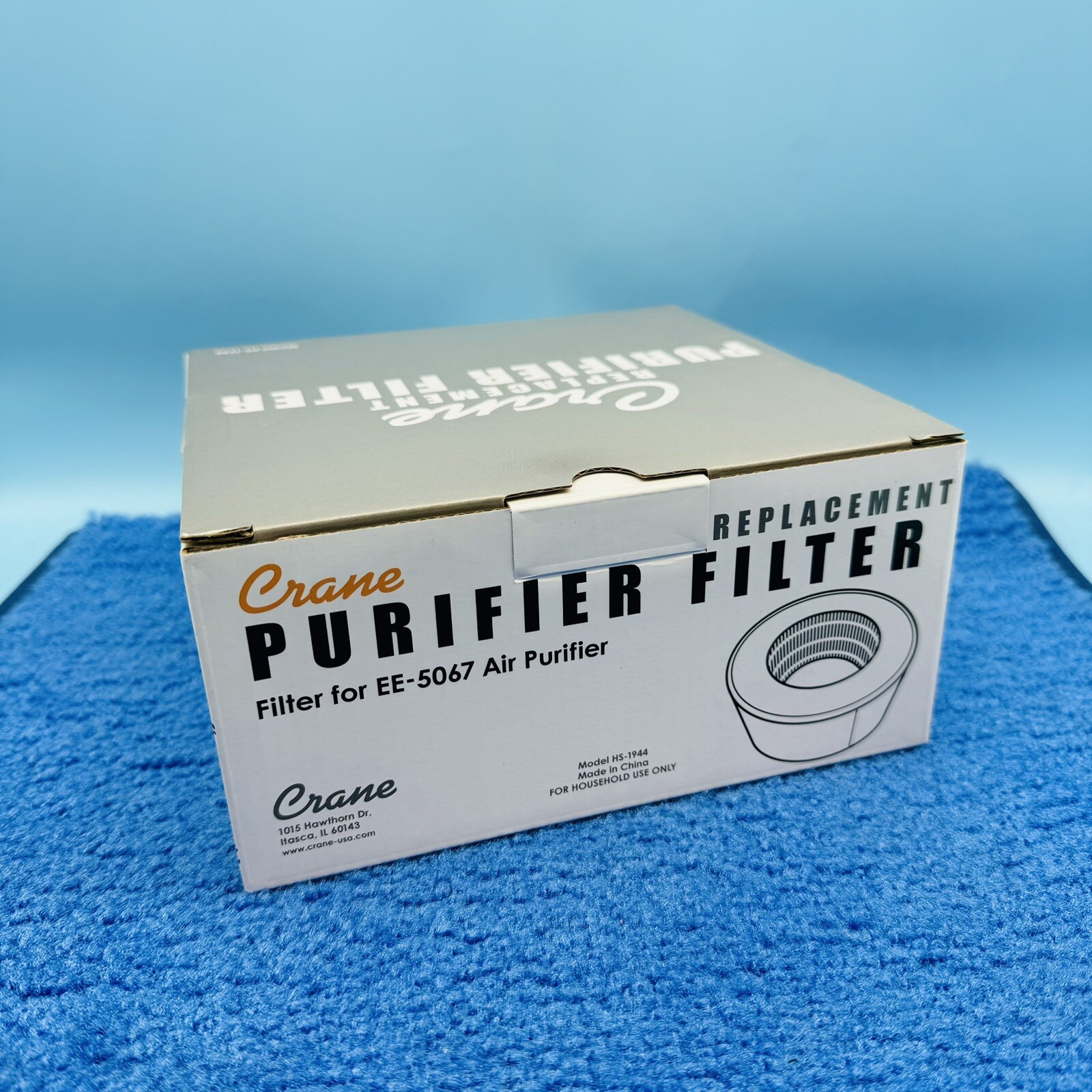Crane Replacement Purifier Filter for EE5067 Air Purifier eBay
