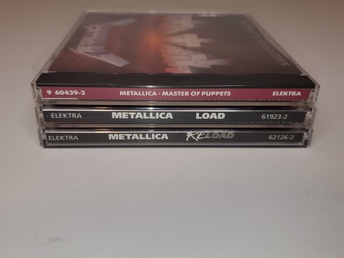 Vintage Metallica Master of Puppets Load ReLoad 3 CD Lot Elektra Record OG Metal - Imagen 5 de 14