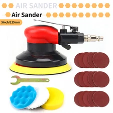 5'' Air Body Random Orbital Palm Sander DA Buffing Sanding Pneumatic Polisher