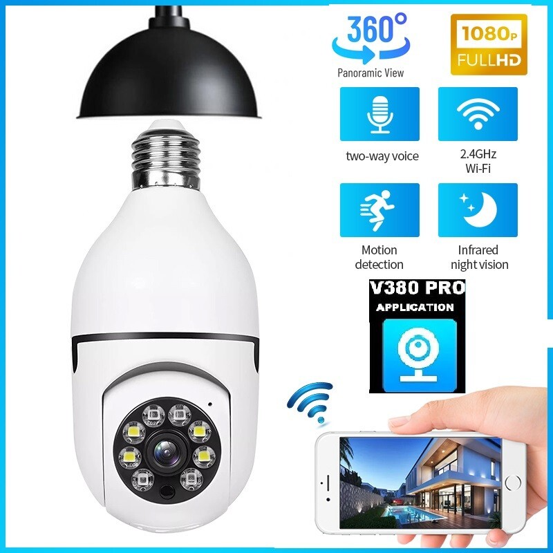 Telecamera WiFi Esterno – Visione Notturna, Rilevamento Smart AI, Audio Bidirezionale, Compatibile Con Alexa