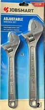 JobSmart 1037974 10 in. and 12 in. Adjustable Wrench Set, 2 pc.