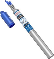 TIG Welding Tungsten Electrode 2 Lanthanated 3/32" x 7" Blue,WL20/EWLa-2 10-pk