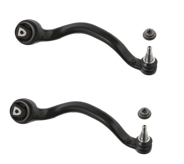 Pair Set of 2 Front Lower Forward Control Arms With Bushings Febi For
