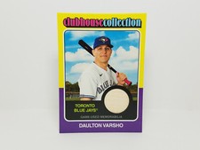 2024 Topps Heritage #CCR-DV Daulton Varsho, Blue Jays Clubhouse Collection Relic