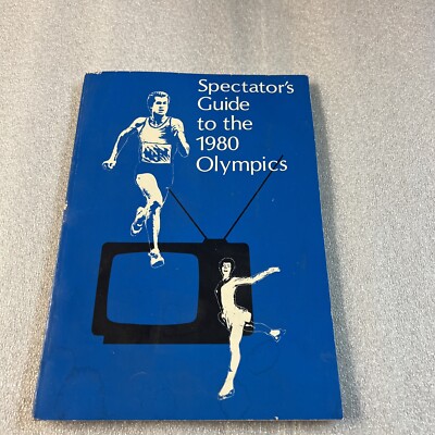 Spectator's Guide to the 1980 Olympics Paperback F4C