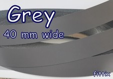 Ferro preincollato melamina largo 40 mm su nastro/bordo fascia grigio opaco