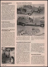 1957 R Schierle Westfield New Jersey Photo Fire Truck Toy Model Article Print Ad