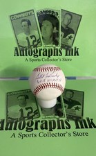 Bob Turley Bullet Autographed Rawling Major League Baseball Yankees A26