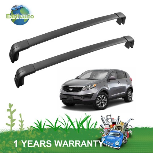 Black Aluminum Cross Bar Roof Rack For 20162020 KIA Sportage Luggage Carrier eBay